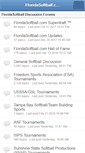 Mobile Screenshot of floridasoftball.com